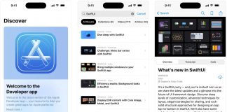 App de Apple Developer