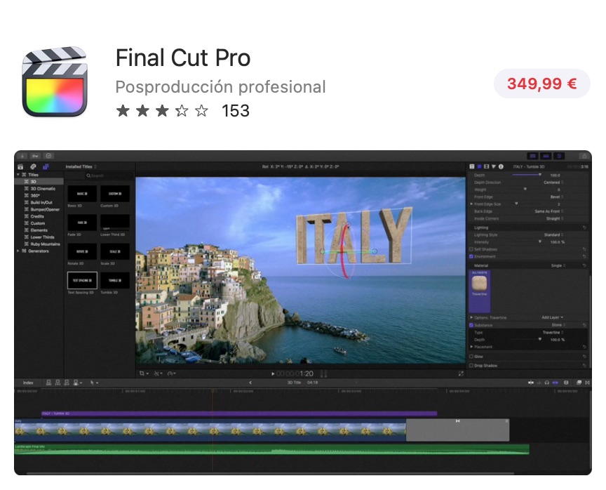 Final Cut Pro para Mac