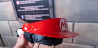 Gafas que Mira hizo para la atracción de Mario Kart Nintendo World