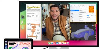 Usando la cámara de un Studio Display en una llamada de FaceTime en un iPad