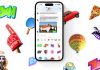 Pegatinas o stickers en la App de Mensajes en iOS 17