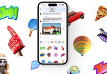 Pegatinas o stickers en la App de Mensajes en iOS 17