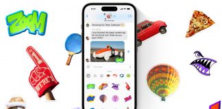 Pegatinas o stickers en la App de Mensajes en iOS 17