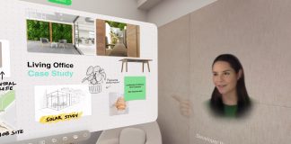 Spatial Persona en una llamada de FaceTime en las Vision Pro