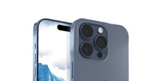 Supuesto nuevo color azul del iPhone 15 Pro