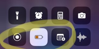 Modo de ahorro de energía en el Centro de Control