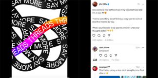 Pantallazos de la App de Threads para Android publicados en la Google Play Store
