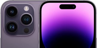 iPhone 14 Pro en color morado oscuro