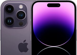 iPhone 14 Pro en color morado oscuro