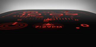 Pantalla del Apple Watch Ultra 2 en modo nocturno