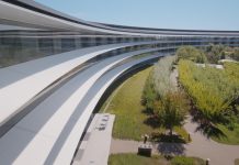 Vista aérea del Apple Park