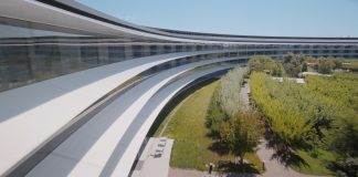 Vista aérea del Apple Park