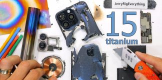 iPhone 15 Pro Max destruido