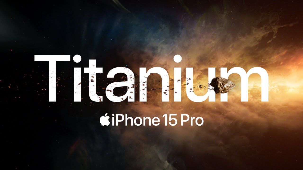 Titanio en el iPhone 15 Pro