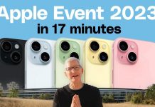 Keynote de presentación del iPhone 15 resumida en sólo 17 minutos