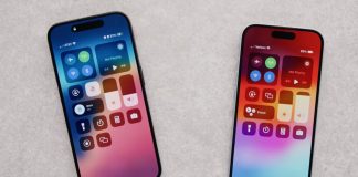 Un iPhone cargando otro, conectados con un cable USB-C