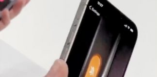 Interfaz de cambio de función del botón de Acción en un iPhone 15 Pro