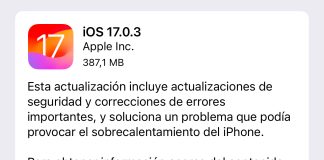iOS 17.0.3