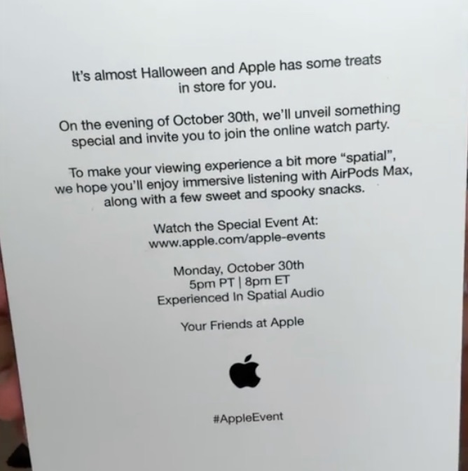 Regalo de Apple para influencers antes del evento
