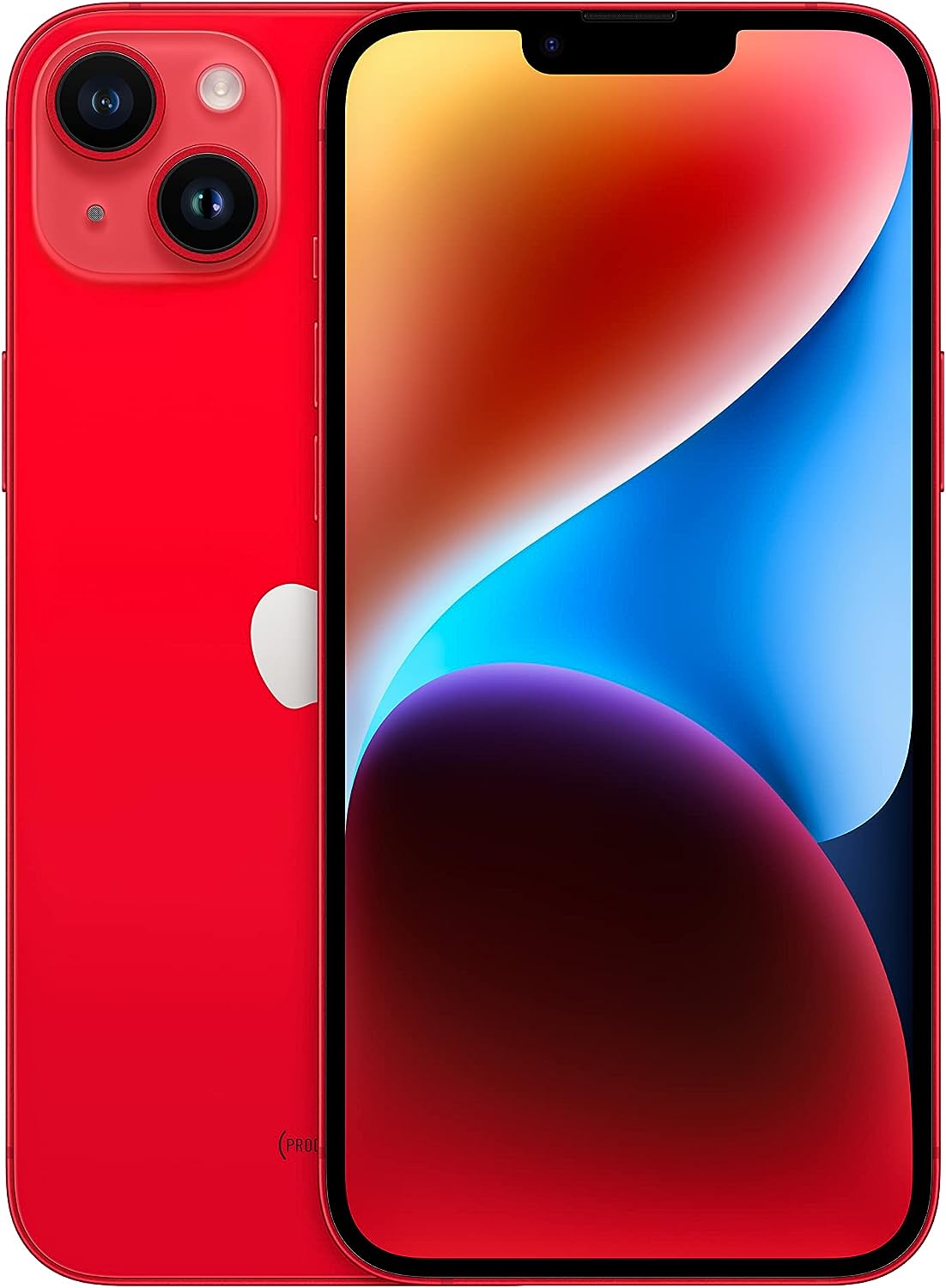 iPhone 14 Plus de color rojo