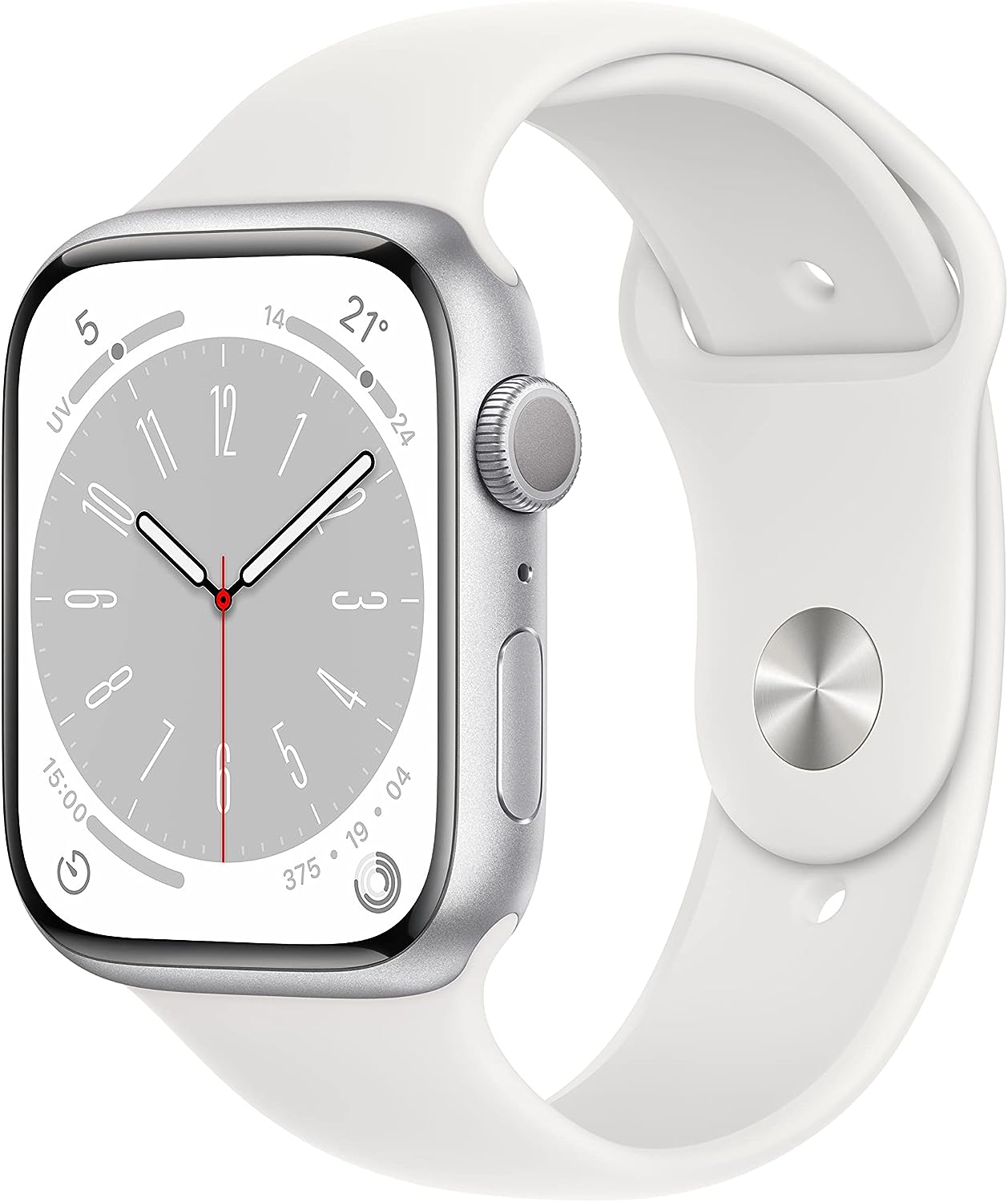 Apple Watch Series 8 blanco, o plateado