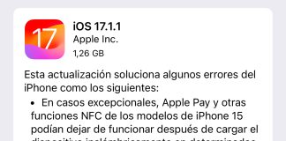 iOS 17.1.1