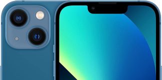 iPhone 13 en color azul