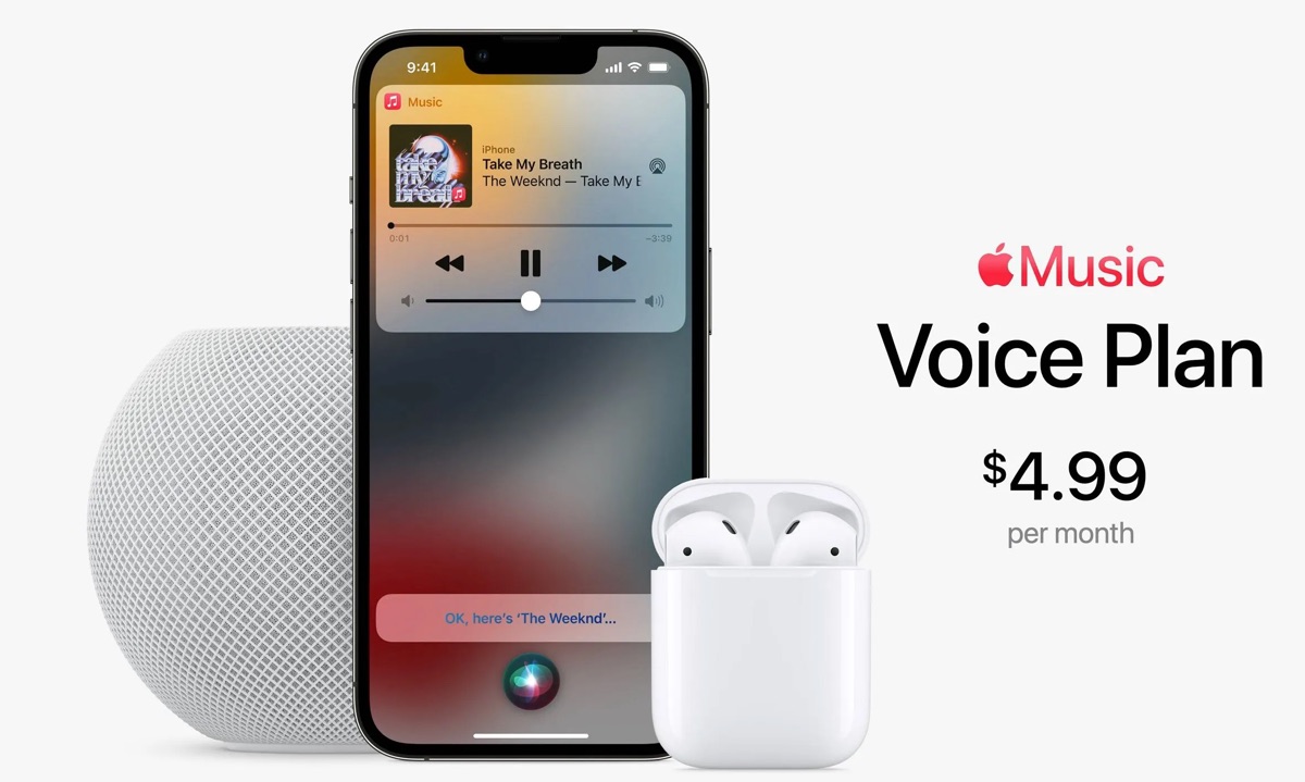 Voice Plan en Apple Music