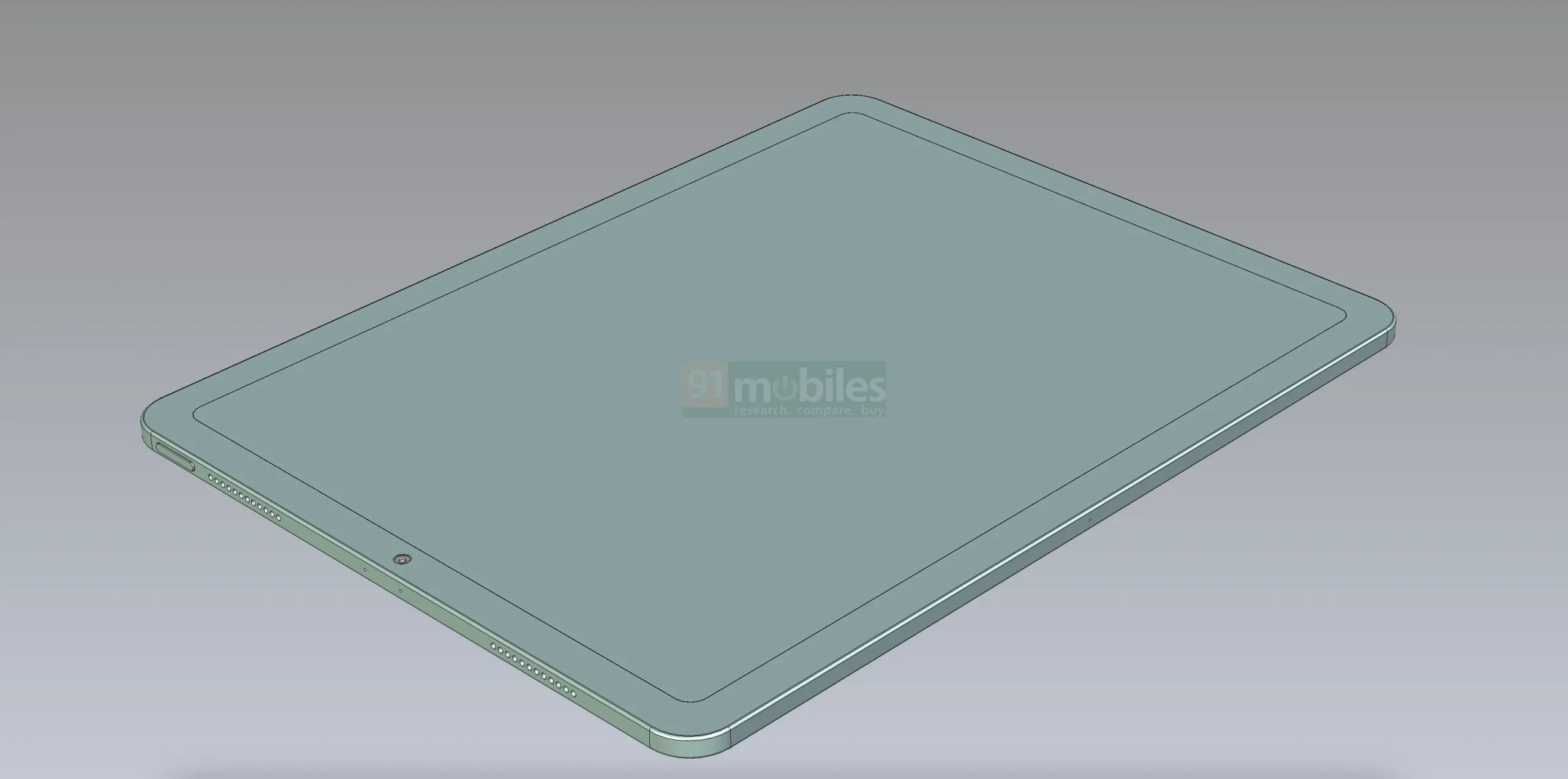 Imágenes CAD del supuesto iPad Air de 13 pulgadas filtradas