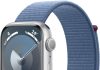 Apple Watch Series 9 GPS con Caja de Aluminio en Plata de 45 mm y Correa Loop Deportiva Azul Invierno