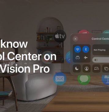 Centro de Control de las Vision Pro