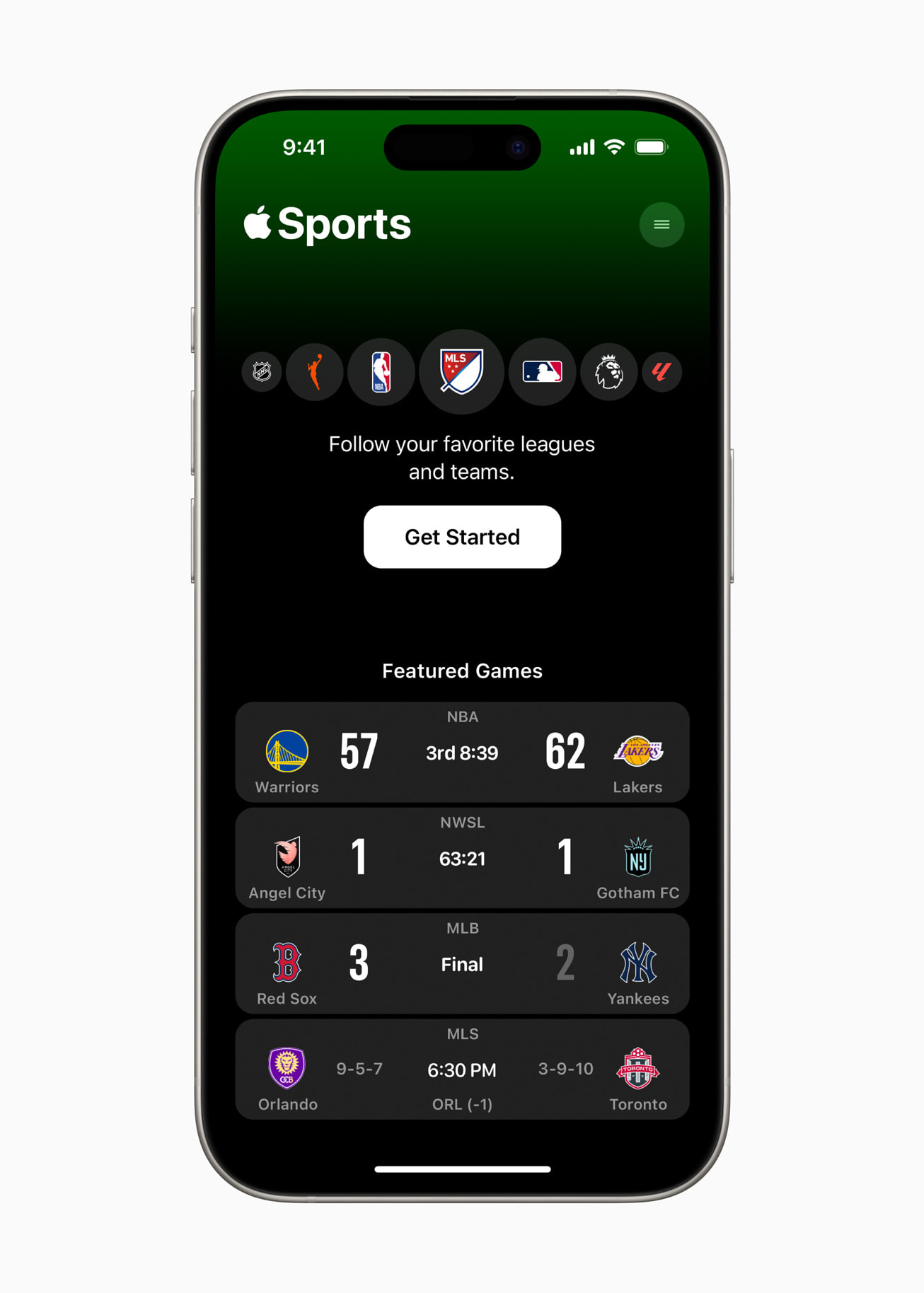 Apple Sports, la nueva App de Deportes de Apple