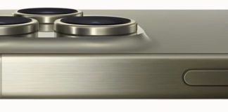 Imagen generada por ordenador que muestra el nuevo supuesto color del iPhone 16 Pro