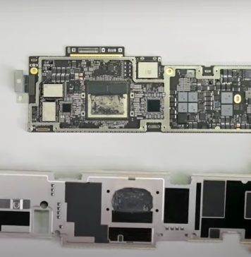 Placa base del MacBook Air con M3