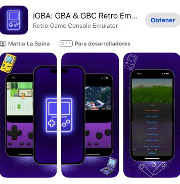 Emulador de Game Boy iGBA en la App Store