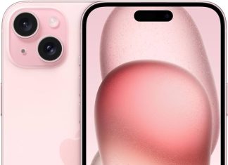 iPhone 15 Plus en color rosa