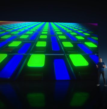 Una de las capas OLED de la pantalla Tandem OLED del iPad Pro con M4