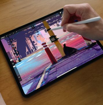 Apple Pencil Pro en un iPad Pro con M4