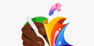 Logo de Apple con el nuevo Pencil Pro para el evento Let Loose del 7 de mayo de 2024