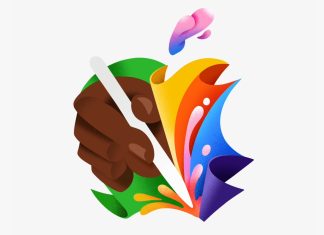 Logo de Apple con el nuevo Pencil Pro para el evento Let Loose del 7 de mayo de 2024