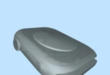 Imagen CAD del supuesto Apple Watch X o Series 10