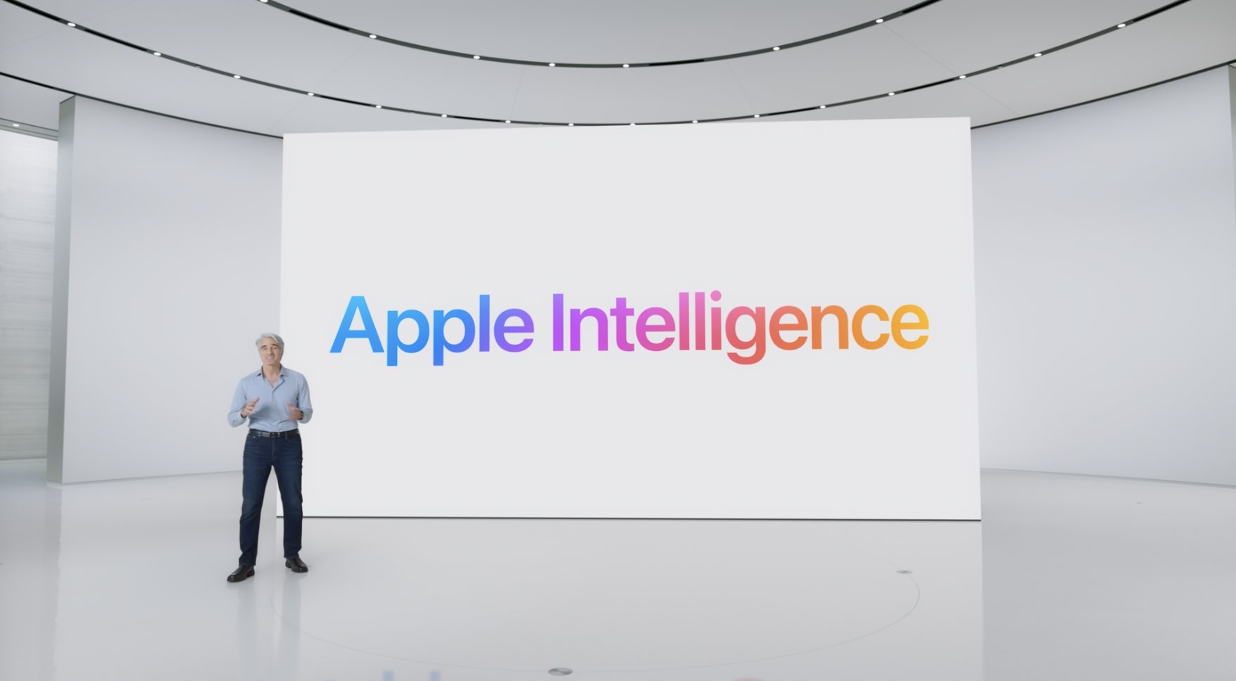 Apple Intelligence anunciada por Craig Federighi