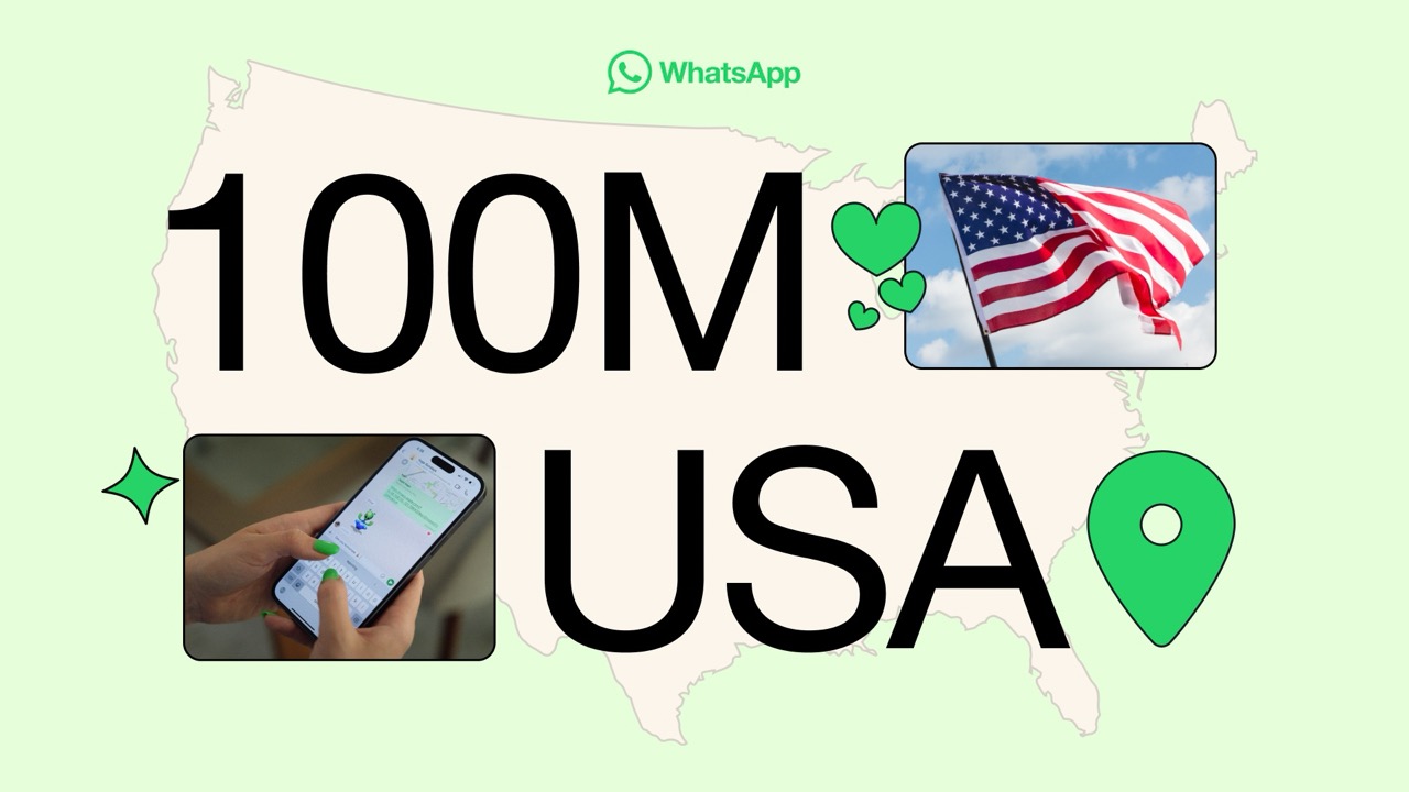 WhatsApp llega a los 100 millones de usuarios en EEUU