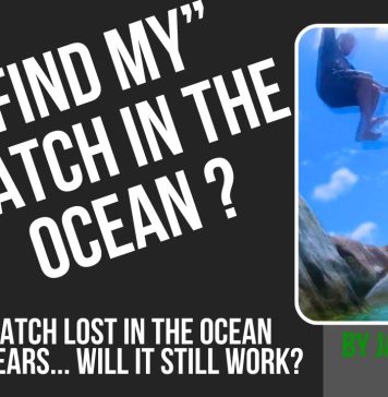 Apple Watch encontrado en el mar tras un año y medio
