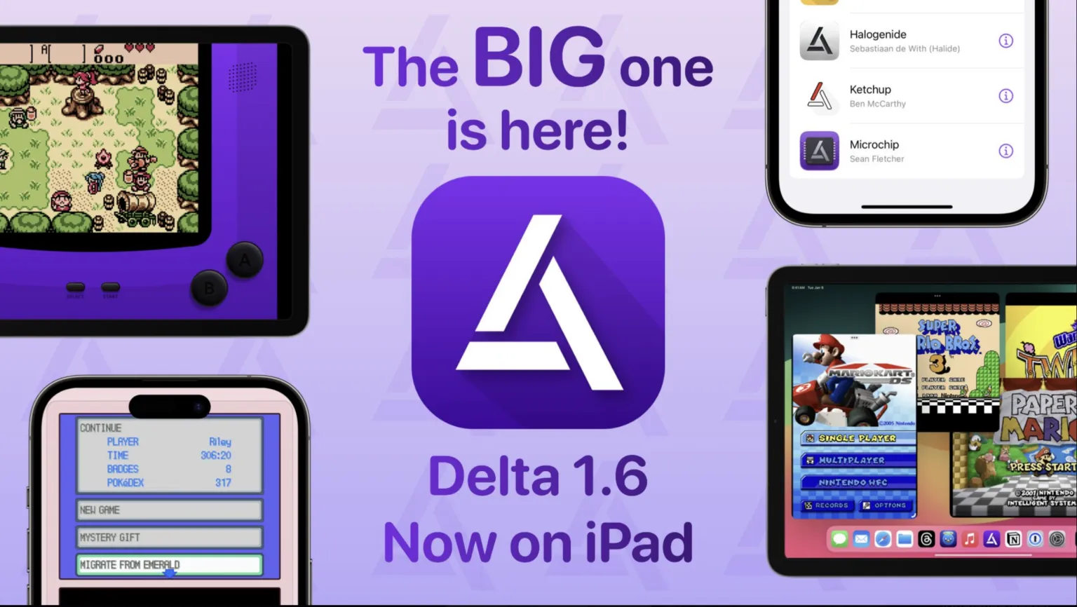 Delta en su version 1.6 añade compatibilidad con el iPad