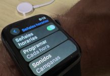 Configurando las señales horarias en el Apple Watch