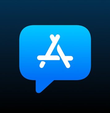 Icono de la App Store en un bocadillo de diálogo