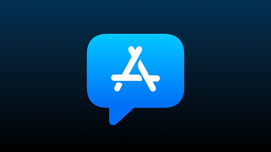 Icono de la App Store en un bocadillo de diálogo