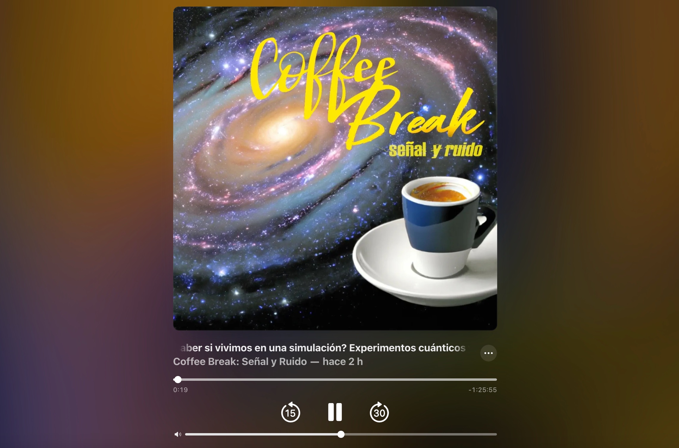 Versión web del servicio de podcasts de Apple