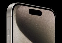 iPhone 15 Pro con los botones de volumen y el botón de acción